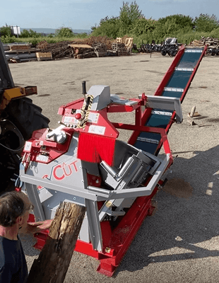 Matériel forestier - Scies et combinés agricole - Scie à chevalet incliné manuelle ou automatique