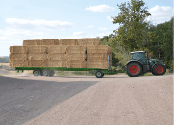 Transport - Plateaux à paille - Plateau fourrager 6 roues RPX40