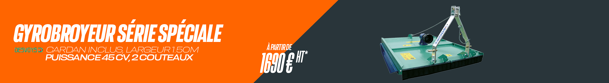 Gyrobroyeur série spéciale